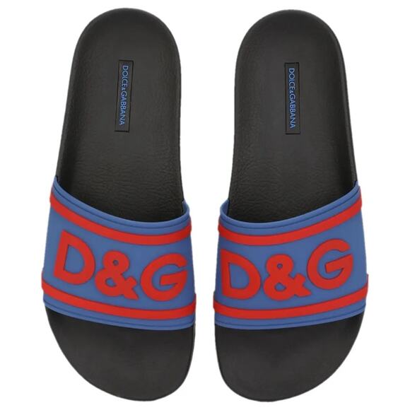 Dolce & Gabbana Rubber Unisex Pool Slides - Picture 1 of 15